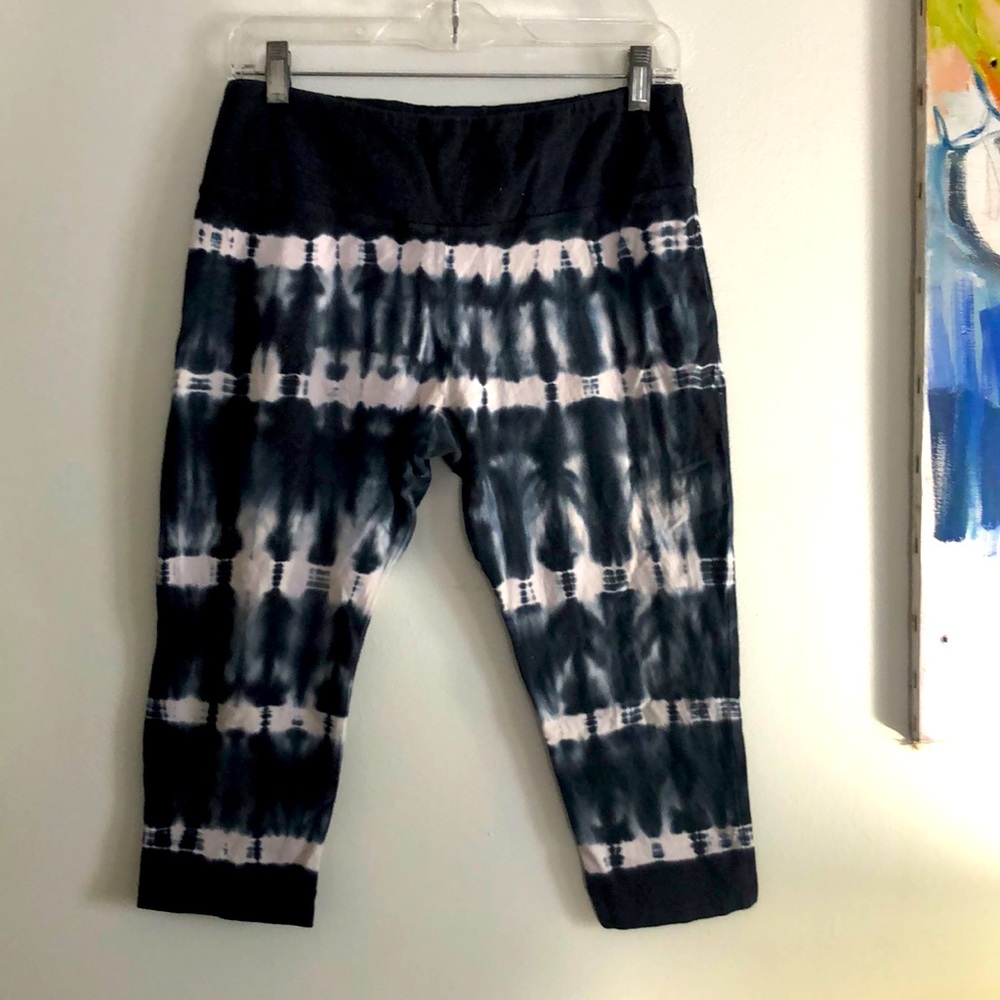 Tie die cropped leggings